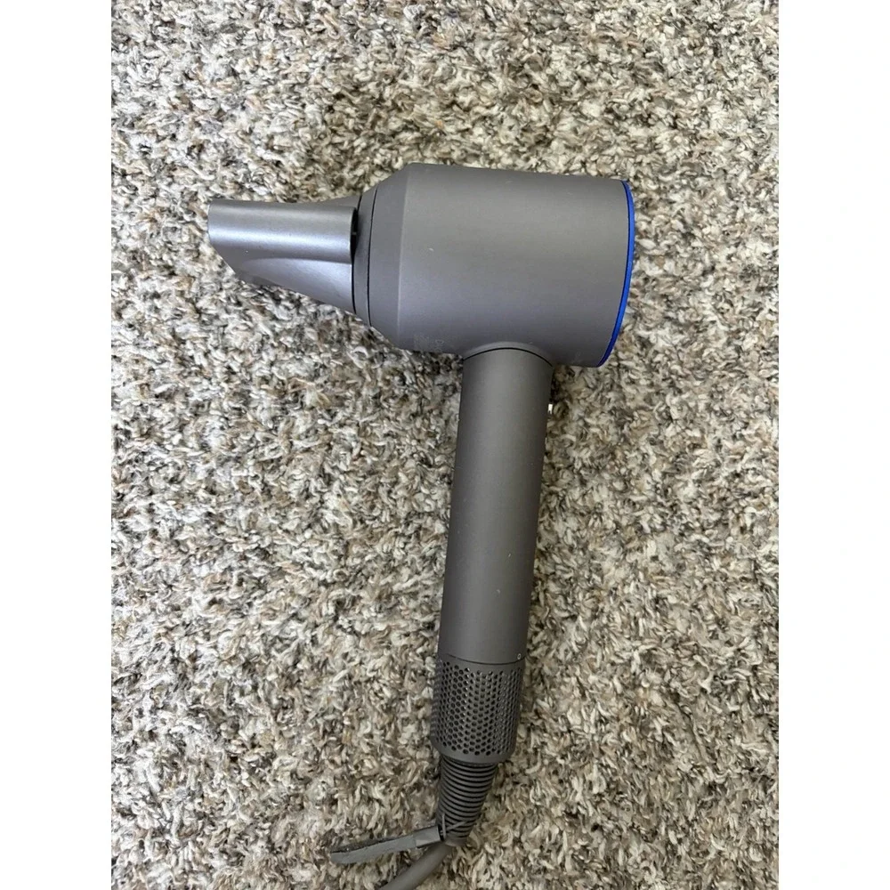Dyson Supersonic Hair Dryer HD01 Gray Blue Tested Works